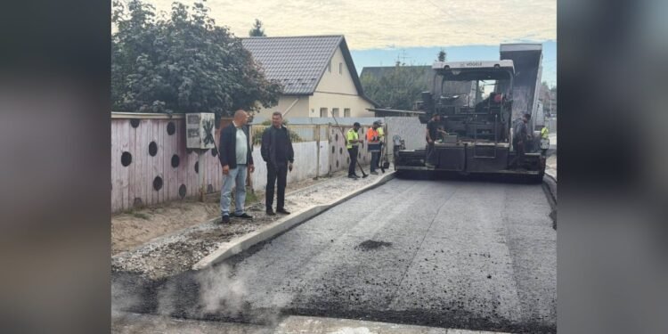 У Хотові завершують капітальний ремонт вулиці Ірпінської